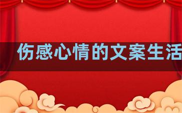 伤感心情的文案生活句子