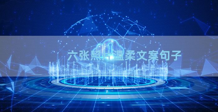 六张照片温柔文案句子