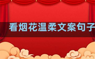 看烟花温柔文案句子简短