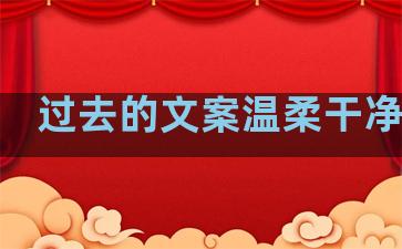 过去的文案温柔干净句子